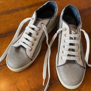Brunello Cucinelli Metallic Stardust Sneakers  41 10.5 / 11